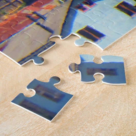 Puzzle maisons colorées (Côté)