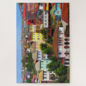 Puzzle maisons colorées (Vertical)