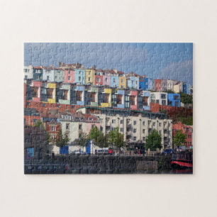 Puzzle Maisons colorées au bord de l'eau Bristol Harbours