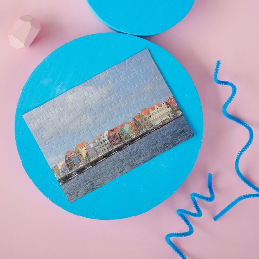 Puzzle Maisons colorées de Willemstad, Curaçao