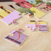 Puzzle Maisons colorées du Cap Bo Kaap Street (Côté)