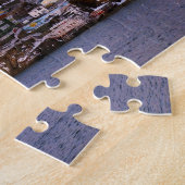 Puzzle Maisons De Jelly Bean Peintes Par Coucher De Solei (Côté)