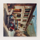 Puzzle Maisons en pierre rustiques. (Horizontal)