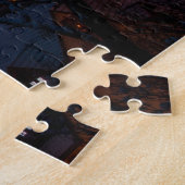 Puzzle Maisons enneigées pittoresques (Côté)