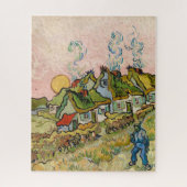 Puzzle Maisons et figure par Vincent van Gogh (Vertical)