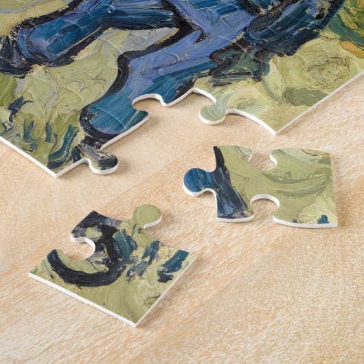 Puzzle Maisons et figure par Vincent van Gogh (Côté)