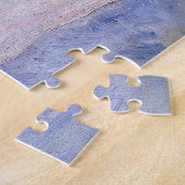 Puzzle Maisons rouges Bjornegaard Neige Norvège Monet Art (Côté)