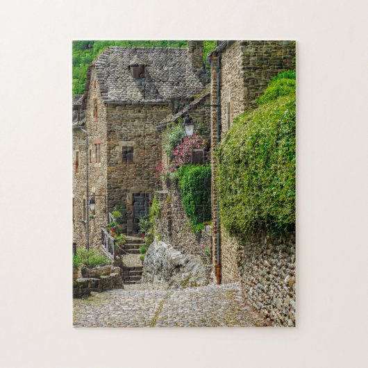 Puzzle Maisons Rustiques Bâtiments Belcastel France Voyag (Vertical)