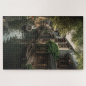 Puzzle Maisons sur un canal à Lijiang (Horizontal)