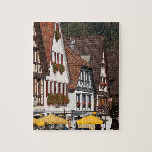 Puzzle Maisons traditionnelles d'Allemagne (Vertical)