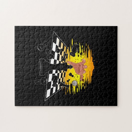 Puzzle Maître d'échecs (Horizontal)