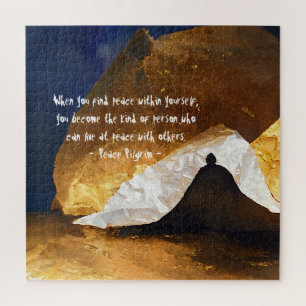 Puzzle Maître Reiki Maître de méditation Yoga d'or noir