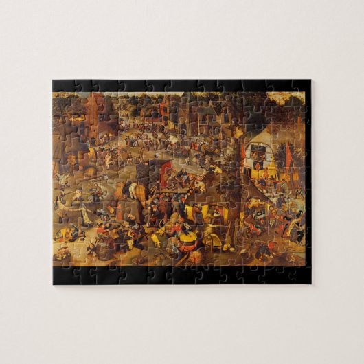 Puzzle Maîtres flamands de Fair', Pieter Brueghel_Dutch (Horizontal)
