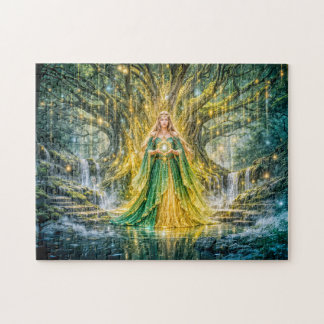 Puzzle Maîtresse sous l'Arbre Mondial Fantastique Enchant