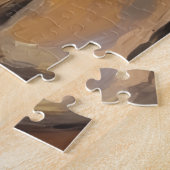 Puzzle Majestic Great Dane Asleep by Fireplace Cozy (Côté)