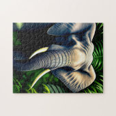 Puzzle Majestic Jungle Elephant - Sauvage Et Libre (Horizontal)