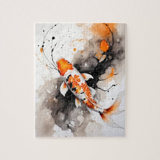 Puzzle Majestic Koi Fish (Vertical)
