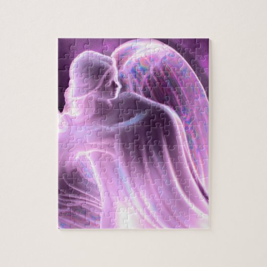 Puzzle Majestic Purple Angel (Vertical)