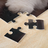 Puzzle Majestic white cat (Côté)