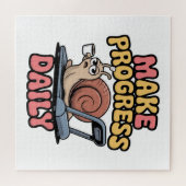 Puzzle Make Progress Daily (Horizontal)