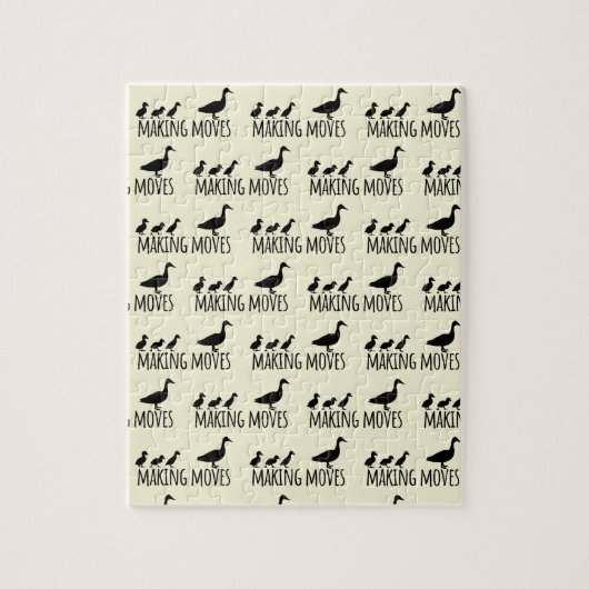 Puzzle Making Moves Mama Duck and Ducklings Motivational (Vertical)