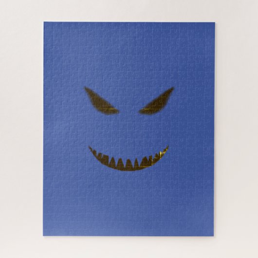 Puzzle Mal Face Difficile Difficile Difficulté Bleu (Vertical)