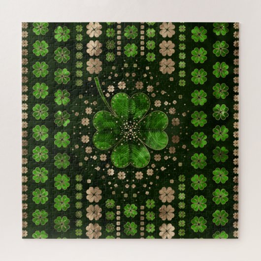 Puzzle Malachite et or (Horizontal)