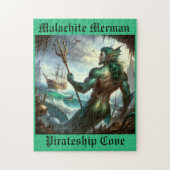 Puzzle Malachite Merman (Vertical)