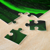 Puzzle malachite vert texture (Côté)