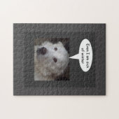 Puzzle Malade de Grands Pyrénées de l'hiver (Horizontal)