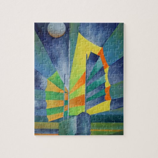 Puzzle Malade Par La Lumière De La Lune D'Argent (Vertical)