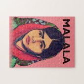 Puzzle Malala Yousafzai, Inspirational Feminist Art (Horizontal)