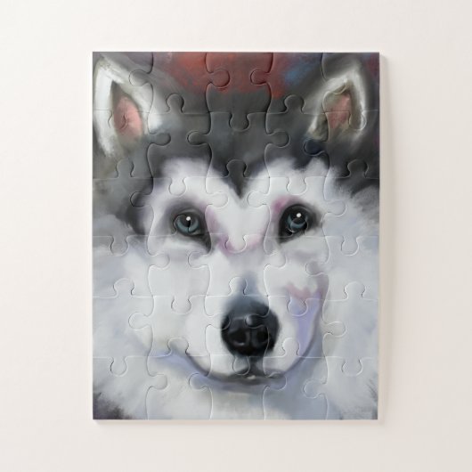 PUZZLE MALAMUTE D'ALASKA  (Vertical)