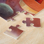 Puzzle Malamute d'Halloween en Alaska avec la peur Citrou (Côté)