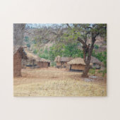 Puzzle Malawi Village Huts. (Horizontal)