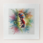 Puzzle Malaysian exploding ant 221024AREF132 - Watercolor (Horizontal)