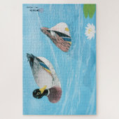 Puzzle Mallard dans l'étang, Goyō Hashiguchi (Vertical)