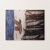 Puzzle Mallard Duck en mission (Horizontal)