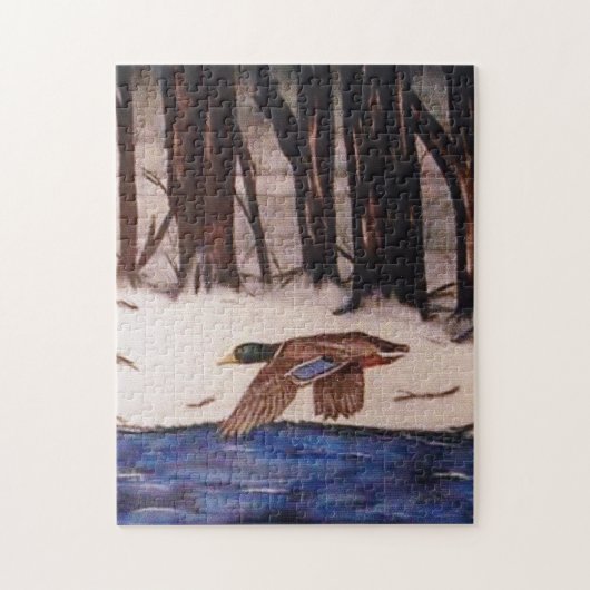 Puzzle Mallard Duck en mission (Vertical)