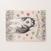 Puzzle Mally Alaskan Malamute Chien (Horizontal)