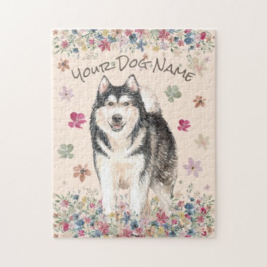 Puzzle Mally Malamute d'Alaska (Vertical)
