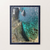 Puzzle Malte Comino Blue Lagoon Eau bleu turquoise (Vertical)