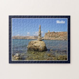 Puzzle Malte Glacajn Tuffiehta Bay Méditerranée