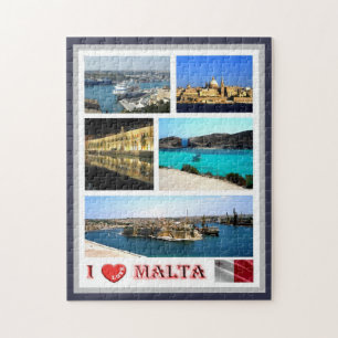 Puzzle Malte - I Love -