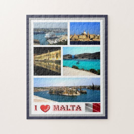 Puzzle Malte - I Love - (Vertical)