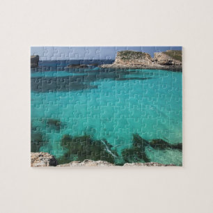 Puzzle Malte, île de Comino, The Blue Lagoon