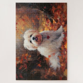 Puzzle Malti Tzu à l'automne Feuilles automne Inspire (Vertical)