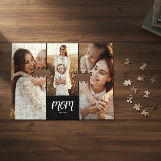 Puzzle Maman a établi le script moderne 3 Photo