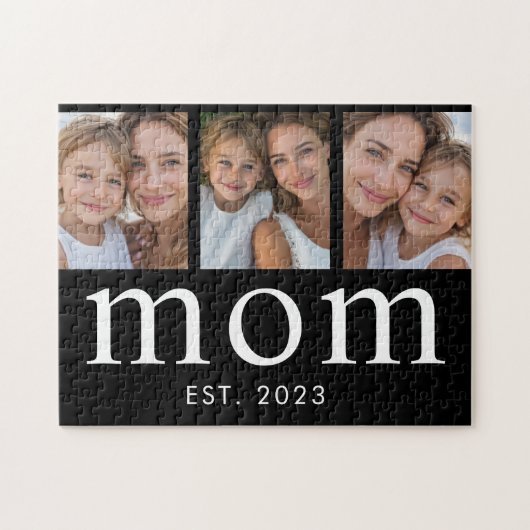 Puzzle Maman a établi un minimum moderne de 3 photos (Horizontal)