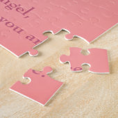 Puzzle Maman coeur rose (Côté)